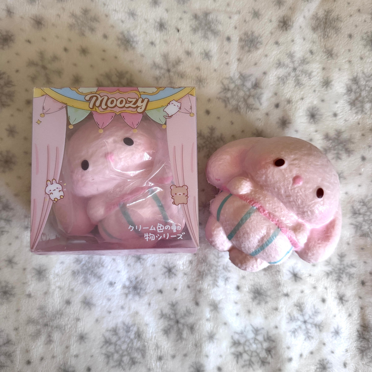 Moozy circus bunny squishy